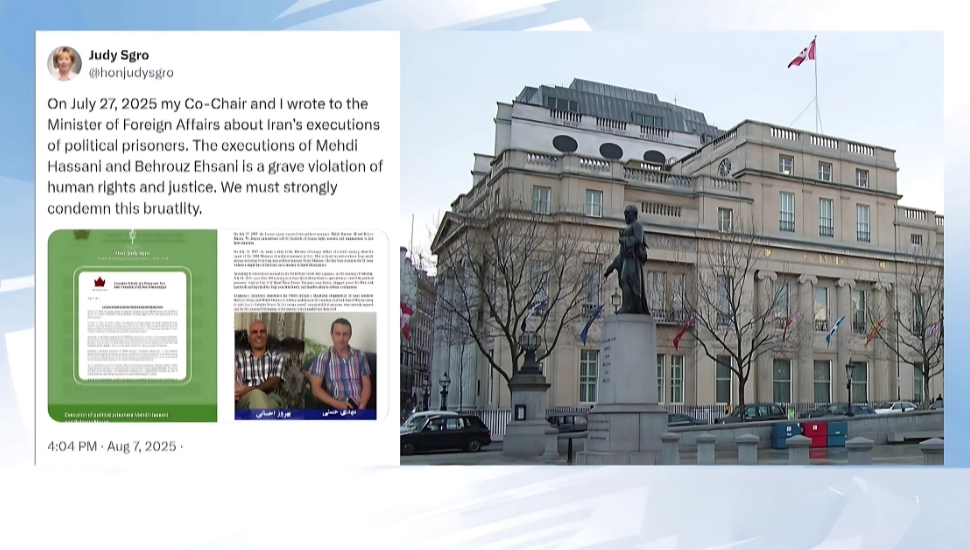 نمایندهٔ پارلمان کانادا اعدام زندانیان سیاسی را محکوم کرد